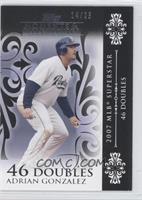 Adrian Gonzalez (2007 MLB Superstar - 46 Doubles) #/25