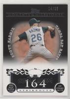 Scott Kazmir (2007 MLB Superstar - 239 Strikeouts) #/25