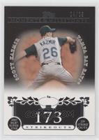 Scott Kazmir (2007 MLB Superstar - 239 Strikeouts) #/25