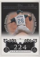 Scott Kazmir (2007 MLB Superstar - 239 Strikeouts) #/25