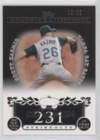 Scott Kazmir (2007 MLB Superstar - 239 Strikeouts) #/25