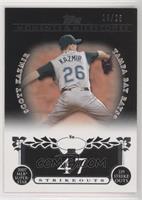 Scott Kazmir (2007 MLB Superstar - 239 Strikeouts) #/25