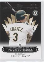 Eric Chavez (2002 Silver Slugger - 34 Home Runs) #/25