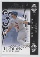 Albert Pujols (2005 NL MVP - 129 Runs) #/25