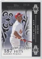 Albert Pujols (2005 NL MVP - 195 Hits) #/25