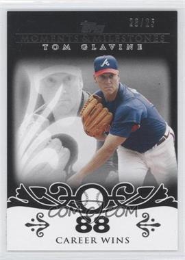 2008 Topps Moments & Milestones - [Base] - Black #137-88 - Tom Glavine (2007 - 300 Career Wins (303 Total)) /25