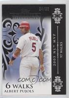 Albert Pujols (2005 NL MVP - 97 Walks) #/25