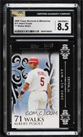 Albert Pujols (2005 NL MVP - 97 Walks) [CGC 8.5 NM/Mint+] #/25