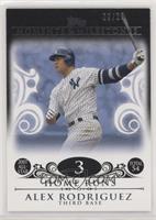 Alex Rodriguez (Wrong Back; 2007 All-Star - 54 HRs) #/25