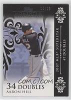 Aaron Hill (2007 MLB Superstar - 47 Doubles) #/25