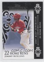 Jimmy Rollins (2007 MLB Superstar - 30 Home Runs) #/25