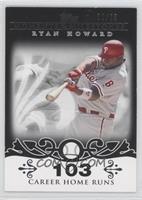 Ryan Howard (2007 - 100 Career Home Runs (129 Total)) #/25