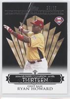 Ryan Howard (2006 HR Derby Champion - 23 HRs) #/25