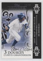 Curtis Granderson (2007 MLB Superstar - 38 Doubles) [EX to NM] #/25