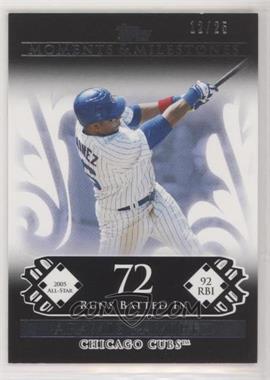 2008 Topps Moments & Milestones - [Base] - Black #43-72 - Aramis Ramirez (2005 All-Star - 92 RBI) /25