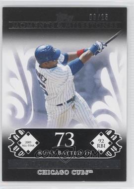 2008 Topps Moments & Milestones - [Base] - Black #43-73 - Aramis Ramirez (2005 All-Star - 92 RBI) /25