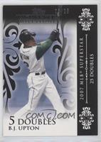 B.J. Upton (2007 MLB Superstar - 25 Doubles) [EX to NM] #/25