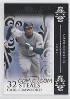 Carl Crawford (2007 - 50 Stolen Bases) #/25