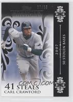 Carl Crawford (2007 - 50 Stolen Bases) #/25