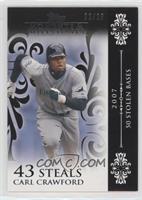 Carl Crawford (2007 - 50 Stolen Bases) #/25