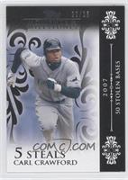 Carl Crawford (2007 - 50 Stolen Bases) #/25