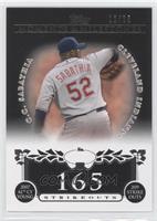 C.C. Sabathia (2007 AL Cy Young - 209 Ks) #/25