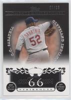 C.C. Sabathia (2007 AL Cy Young - 209 Ks) #/25