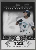 Gary Sheffield (2007 - 450 Career Home Runs (480 Total)) [Noted] #/25