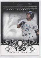 Gary Sheffield (2007 - 450 Career Home Runs (480 Total)) #/25