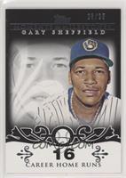 Gary Sheffield (2007 - 450 Career Home Runs (480 Total)) #/25