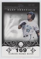 Gary Sheffield (2007 - 450 Career Home Runs (480 Total)) #/25