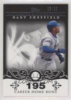 Gary Sheffield (2007 - 450 Career Home Runs (480 Total)) #/25