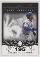 Gary Sheffield (2007 - 450 Career Home Runs (480 Total)) [Noted] #/25