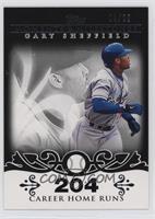 Gary Sheffield (2007 - 450 Career Home Runs (480 Total)) #/25