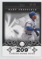 Gary Sheffield (2007 - 450 Career Home Runs (480 Total)) #/25