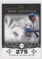 Gary Sheffield (2007 - 450 Career Home Runs (480 Total)) #/25