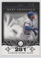 Gary Sheffield (2007 - 450 Career Home Runs (480 Total)) #/25