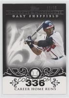 Gary Sheffield (2007 - 450 Career Home Runs (480 Total)) #/25