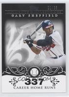 Gary Sheffield (2007 - 450 Career Home Runs (480 Total)) #/25