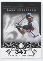 Gary Sheffield (2007 - 450 Career Home Runs (480 Total)) #/25