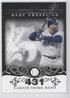 Gary Sheffield (2007 - 450 Career Home Runs (480 Total)) #/25