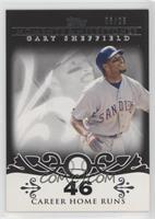 Gary Sheffield (2007 - 450 Career Home Runs (480 Total)) #/25
