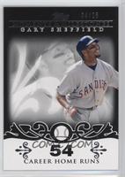 Gary Sheffield (2007 - 450 Career Home Runs (480 Total)) [Noted] #/25