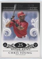 Chris Young (2007 Rookie - 32 Home Runs) #/25