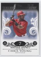 Chris Young (2007 Rookie - 32 Home Runs) #/25