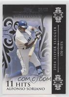 Alfonso Soriano (2004 Silver Slugger - 170 Hits) #/25