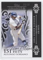 Alfonso Soriano (2004 Silver Slugger - 170 Hits) #/25