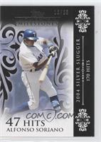 Alfonso Soriano (2004 Silver Slugger - 170 Hits) #/25