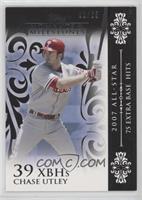 Chase Utley (2007 All-Star - 75 Extra Base Hits) #/25
