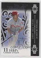 Chase Utley (2007 All-Star - 25 Hit by Pitches) #/25